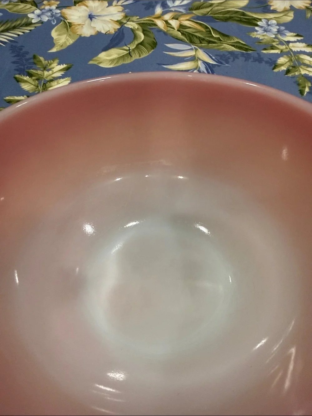 Fire King Orange to Yellow Ombre Mixing Bowl